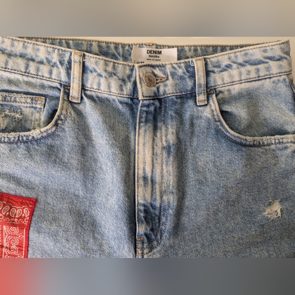 BERSHKA DENIM Patchwork Jeans - Picture 5 of 7